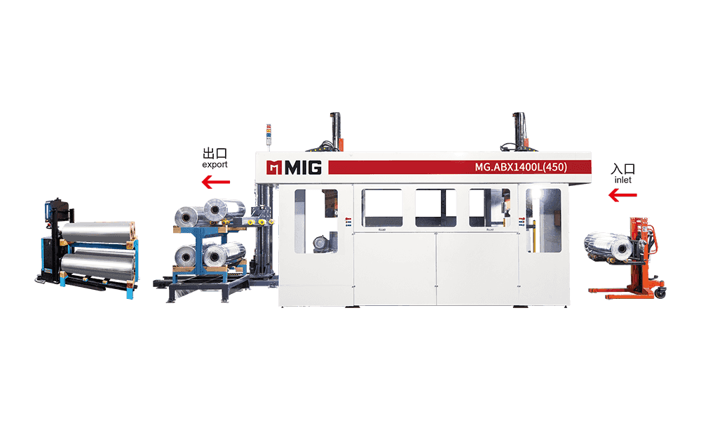 ماشین لباسشویی سه بازویی MG.ABX1400L (450) (روی زمین)